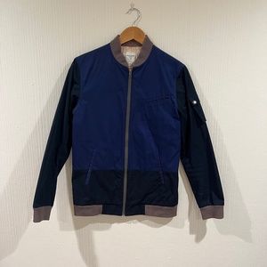 COLORBLOCK ERNEST ALEXANDER NAVY BOMBER